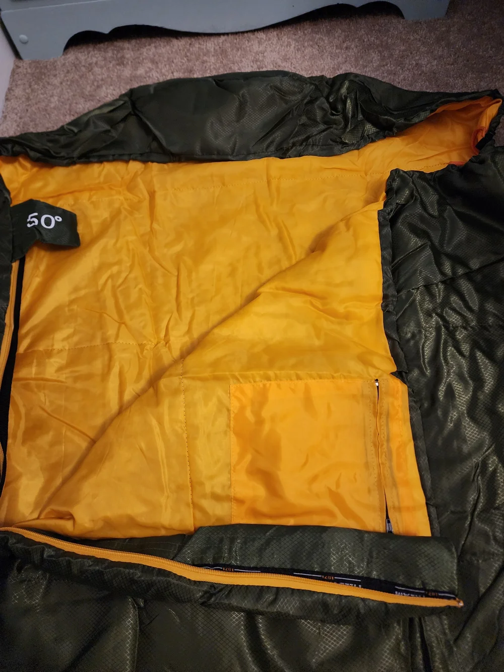 Field & Stream Olive Green 50° Sleeping Bag